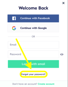 forget your password?