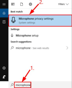 microphone not working?