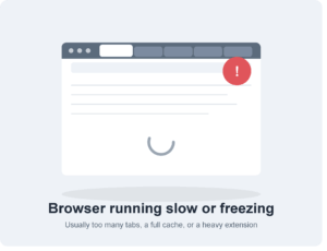 browser running slow?