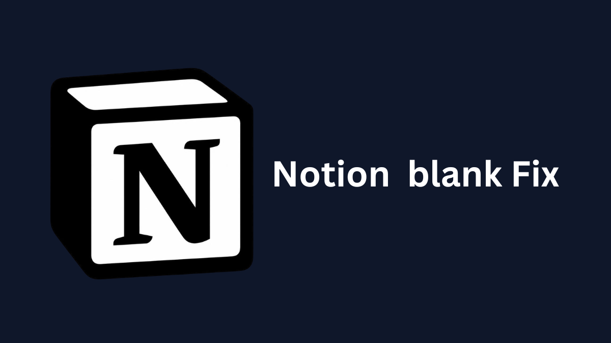 Notion Page Loads Blank
