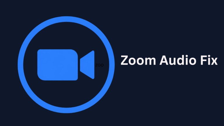 Zoom Audio Not Working