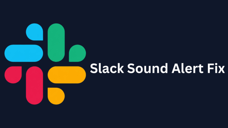 Slack Sound Alert Fix
